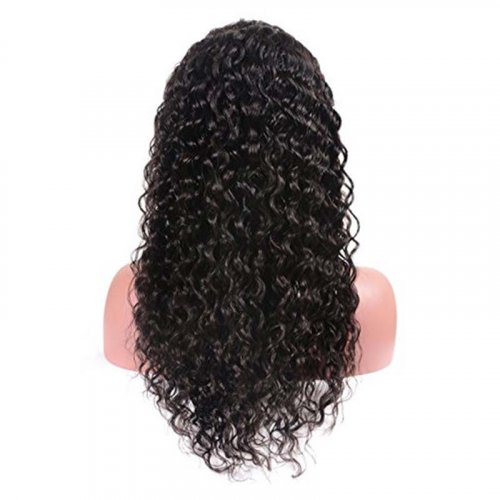 Deep Wave Full Lace Wig Wholesale Wig 100% Human Hair 180% Density PrePlucked Curly Wigs Human Hair Lace Front Virgin Hair