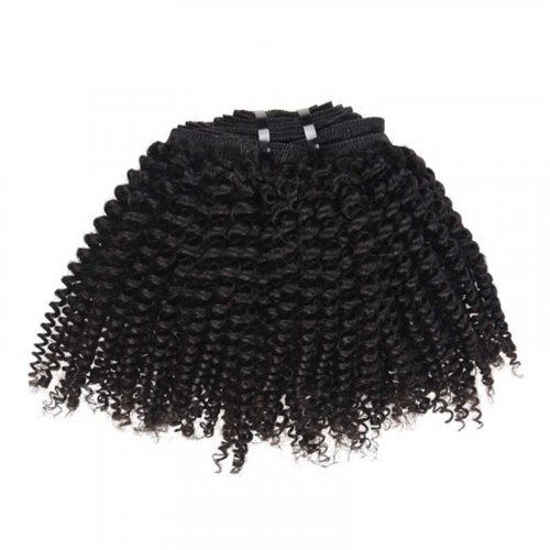 Afro Curly Hair Bundles 100% Human Hair Remy Hair Weaves Hair Weft Hot Selling