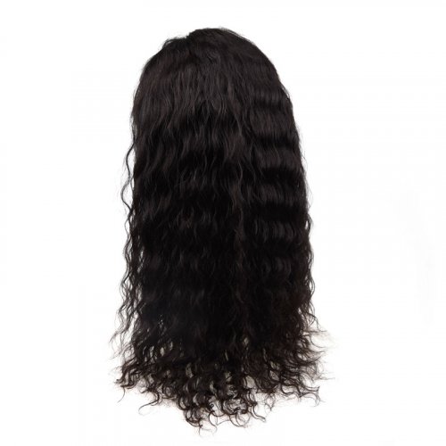 Water Wave Lace Frontal Wig Wholesale Wig 100% Human Hair 180% Density PrePlucked Curly Wigs Human Hair Lace Front Virgin Hair