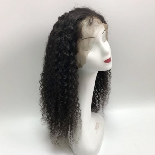 Deep Curly Lace Front Wig Wholesale 13x4 Lace Front Wig 100% Human Hair 180% Density PrePlucked Curly Wigs Human Hair Lace Front Virgin Hair