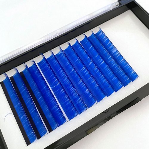 Blue lash wholesale individual lash extension trays,easy fan,premade fan,flat lash,YY,W,lash extension