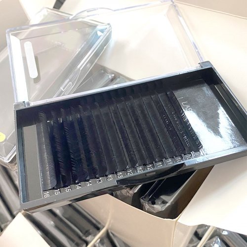 Individual lash 0.18 D mix wholesale individual lash extension trays,easy fan,premade fan,flat lash,YY,W,lash extension